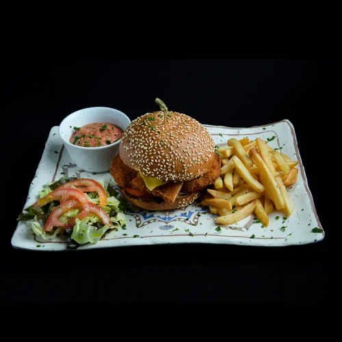 Burger Poulet Pané